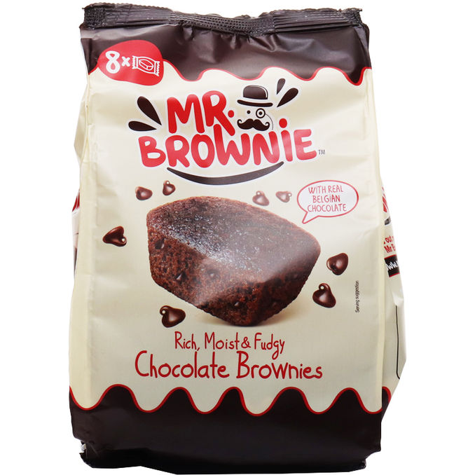 Mr. Brownie Schokoladen Brownies, 8er Pack